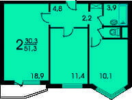 Планировка - 2 фото - Умные Окна